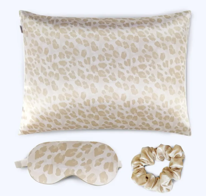 Sleeping Beauty Silk Pillowcase Set – Pillowcase, Eye Mask & Scrunchie