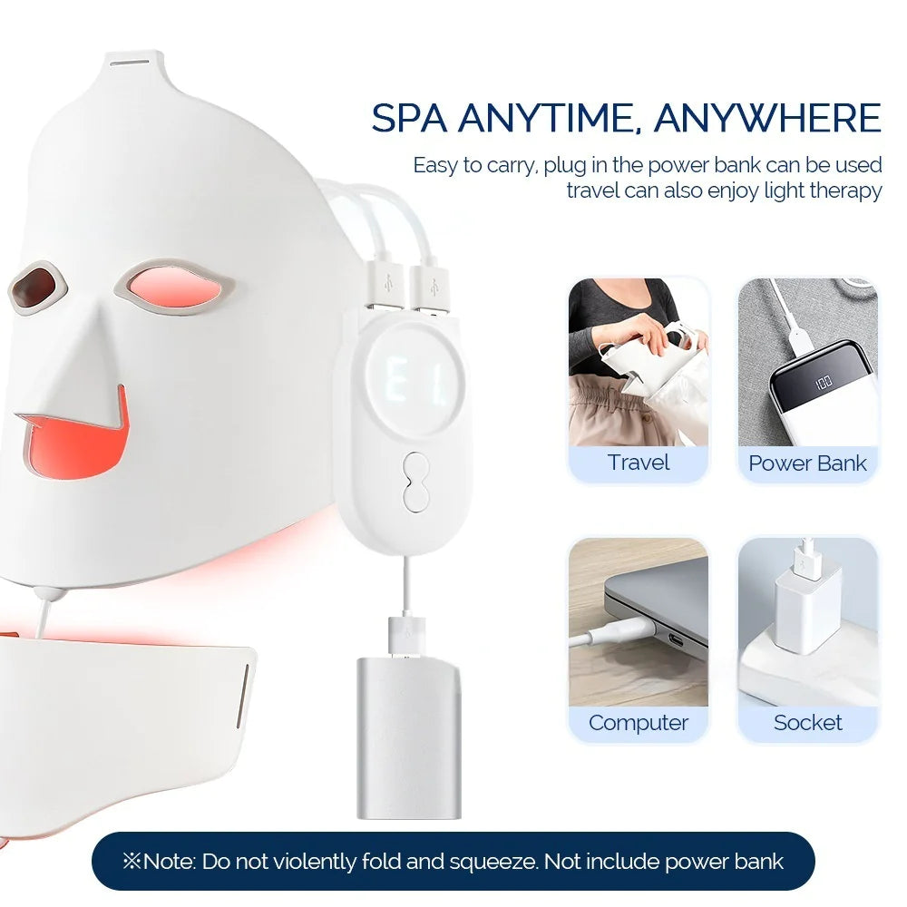 Radiance Ritual 7-Color LED Light Therapy Face Mask