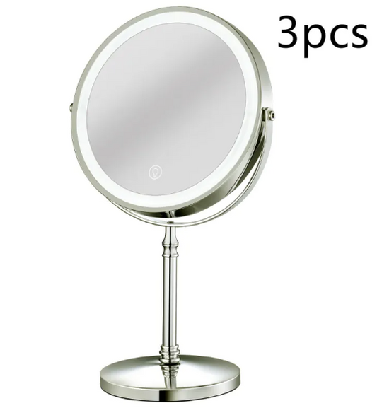 Hollywood Glow LED Vanity Mirror – Dimmable Lighted Makeup Mirror