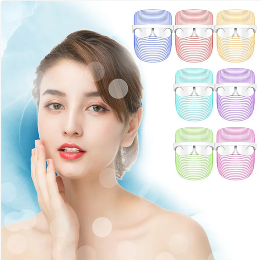 7-Color LED Red Light Therapy Skin Mask