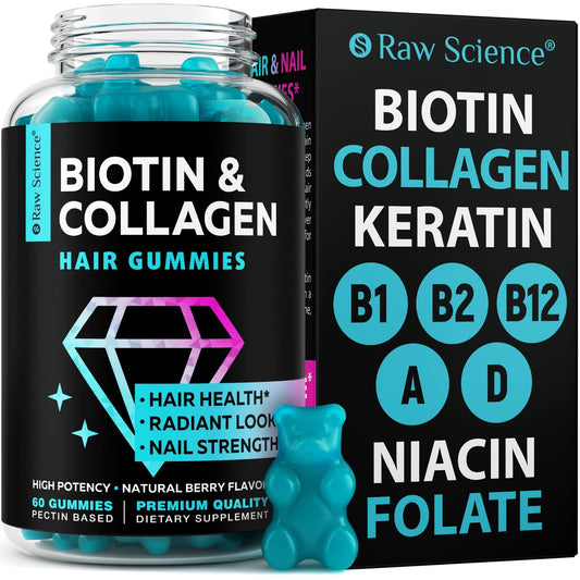 Ageless Glow Biotin + Collagen Beauty Gummies – Hair, Skin & Nails