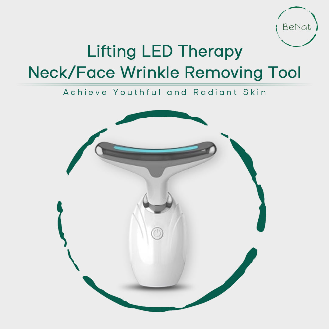LED Neck & Face Lifting Therapy Device – Wrinkle Removal & Skin Tightening