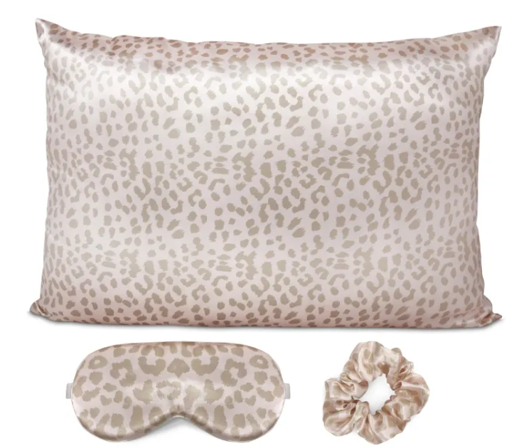 Sleeping Beauty Silk Pillowcase Set – Pillowcase, Eye Mask & Scrunchie