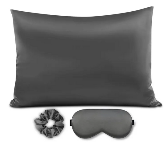 Sleeping Beauty Silk Pillowcase Set – Pillowcase, Eye Mask & Scrunchie