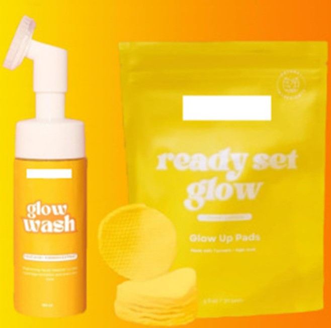 Kojic Acid Brightening Cleansing Kit – Glow Wash & Exfoliating Pads
