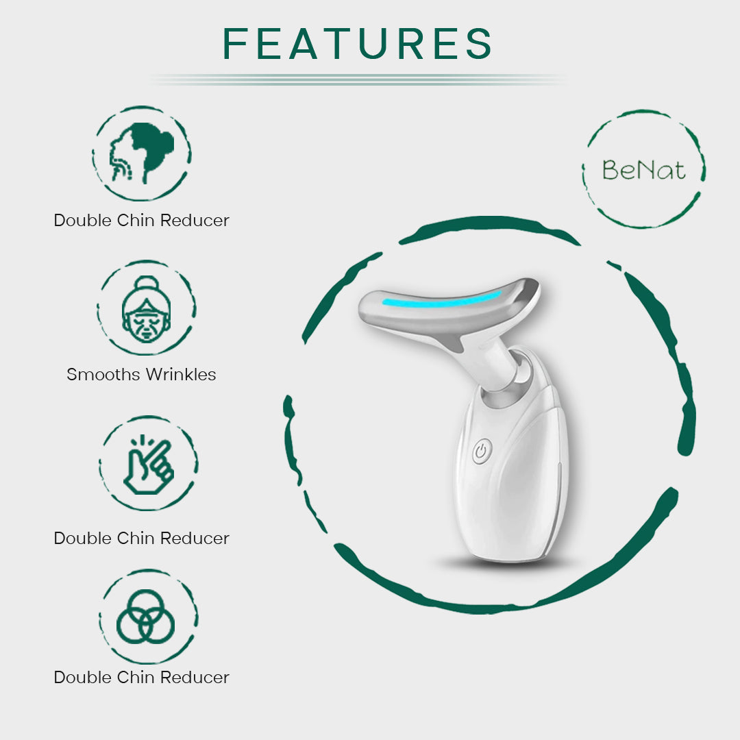 LED Neck & Face Lifting Therapy Device – Wrinkle Removal & Skin Tightening
