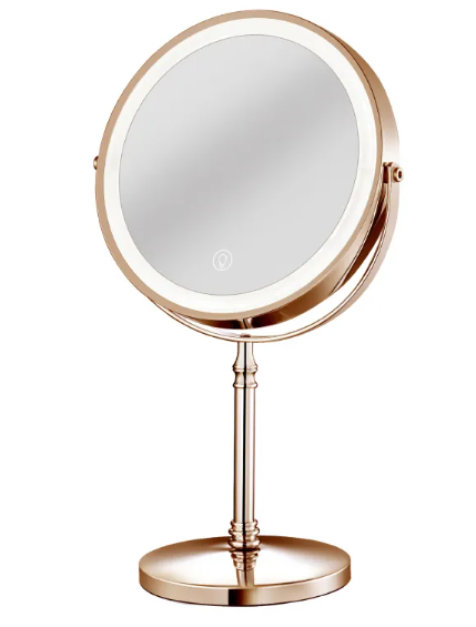 Hollywood Glow LED Vanity Mirror – Dimmable Lighted Makeup Mirror