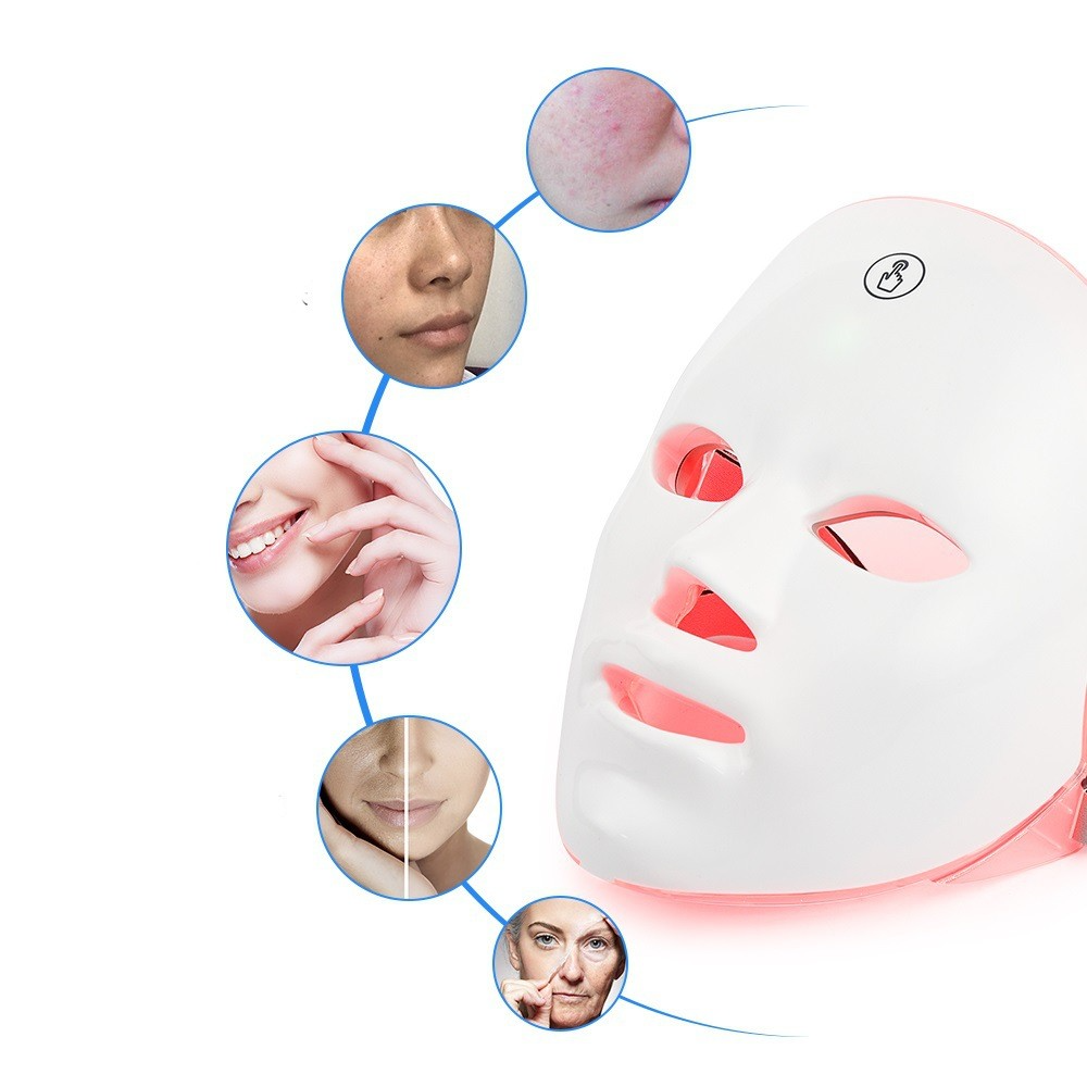 7-Color LED Light Therapy Face Mask – Anti-Aging Skin Rejuvenation
